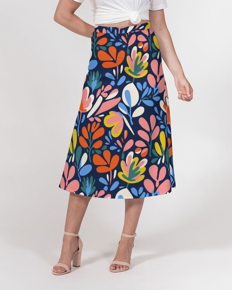 Orchard A-Line Midi Skirt