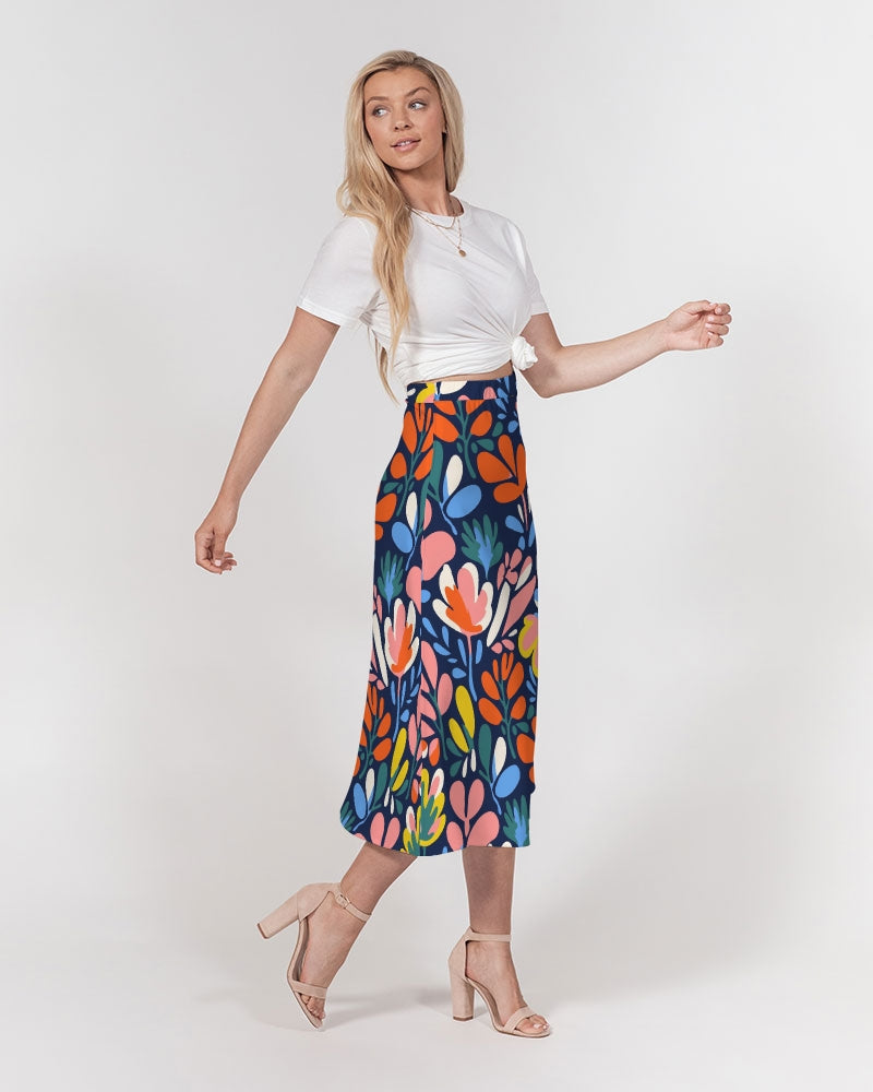 Orchard A-Line Midi Skirt