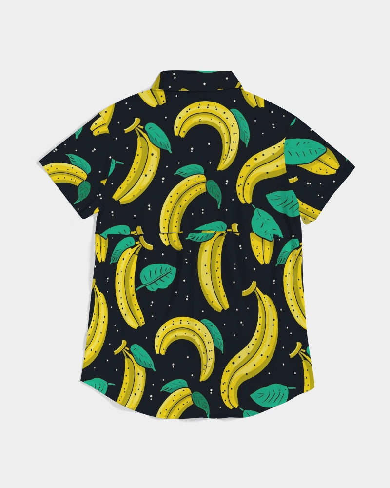 Bananas Short Sleeve Button Up Shirt