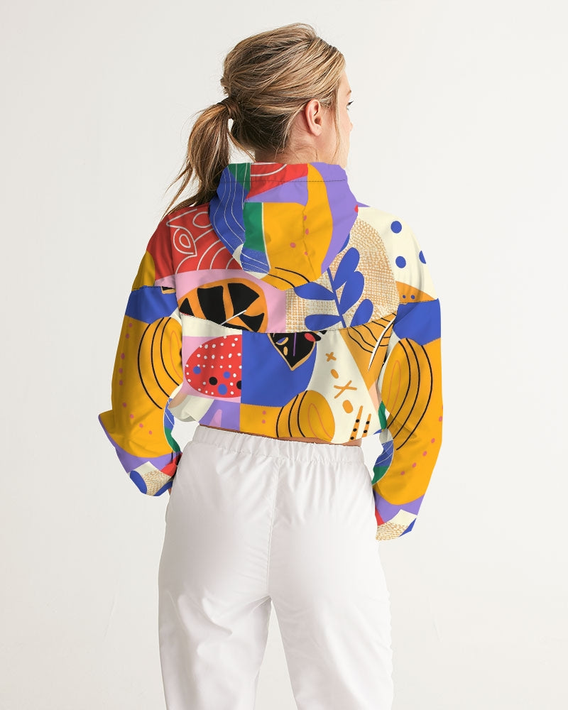 Dominica Blusão Corta-vento Curto