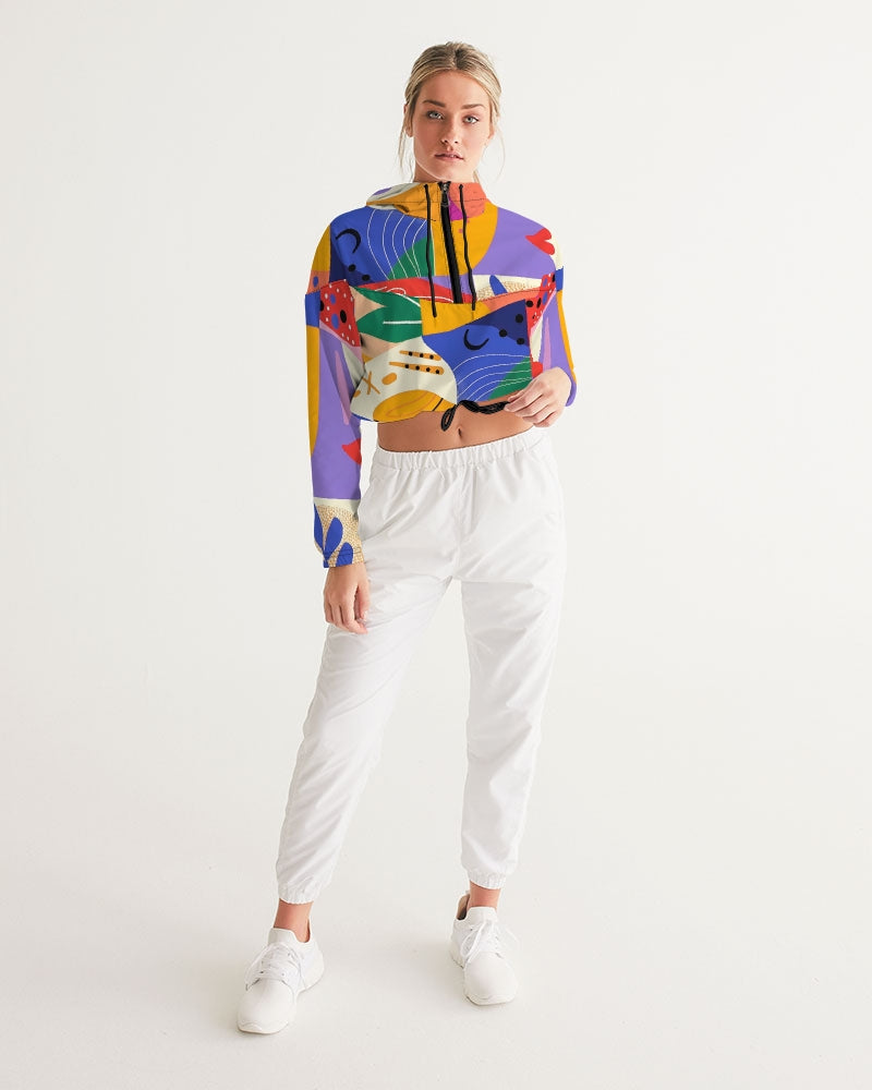 Dominica Blusão Corta-vento Curto