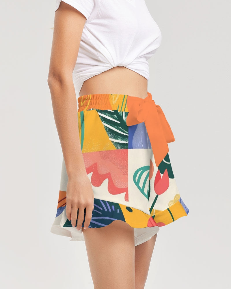 Essence Calções com Folhos