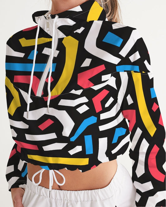 Filaments Cropped Windbreaker