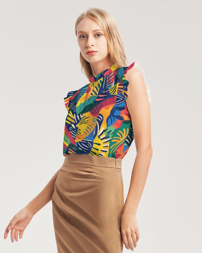 Florida Ruffle Sleeve Top