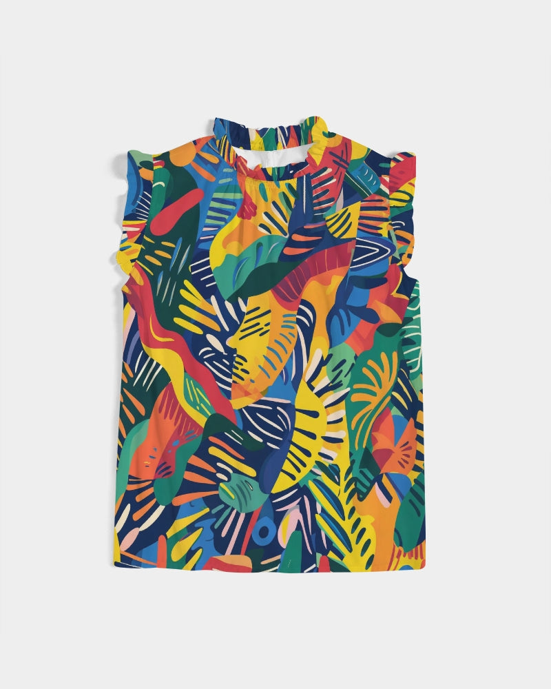 Florida Ruffle Sleeve Top