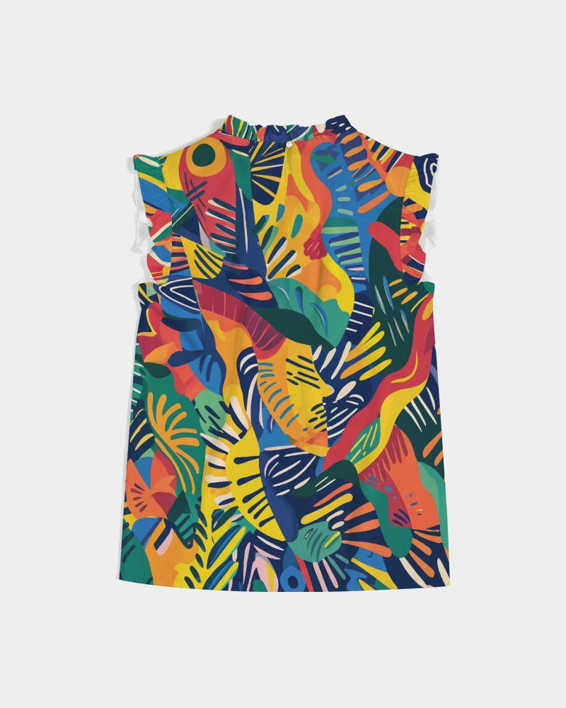 Florida Ruffle Sleeve Top