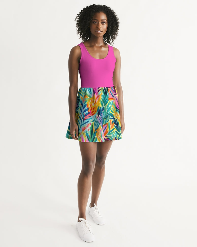 Sylvan Scoop Neck Skater Dress