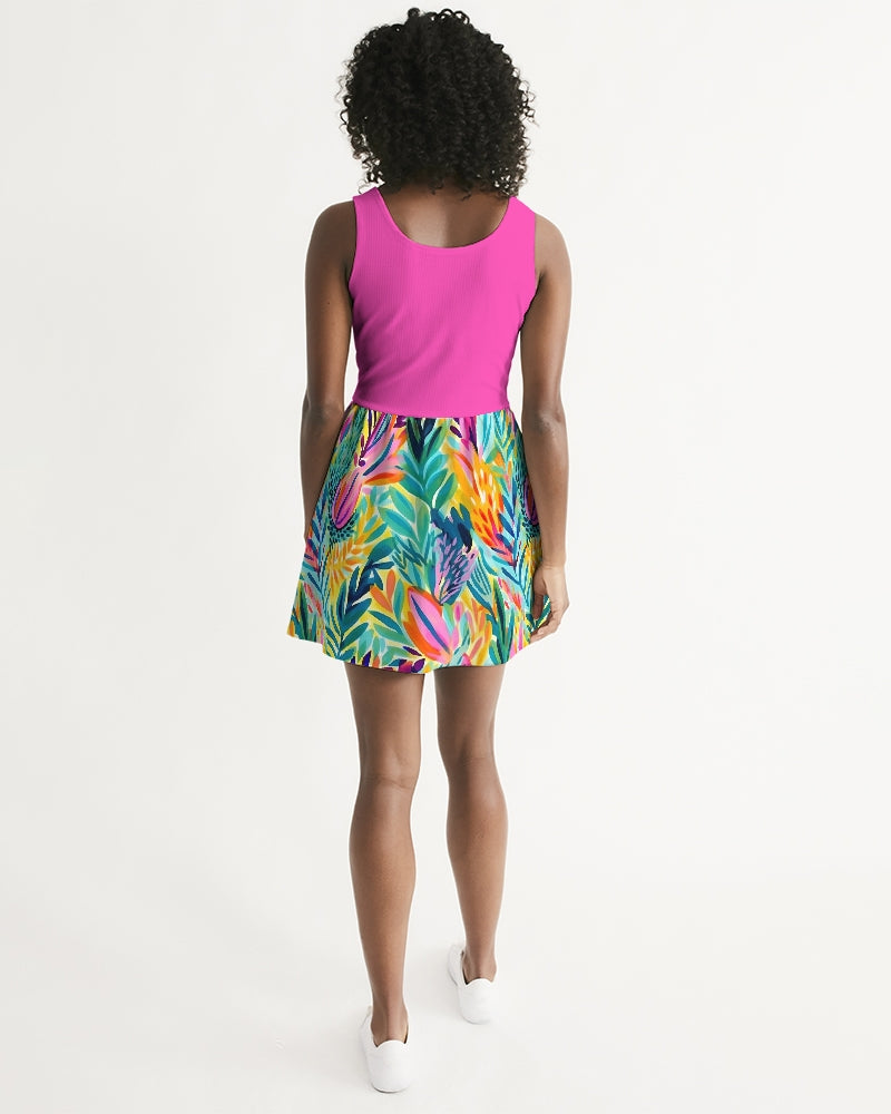 Sylvan Scoop Neck Skater Dress