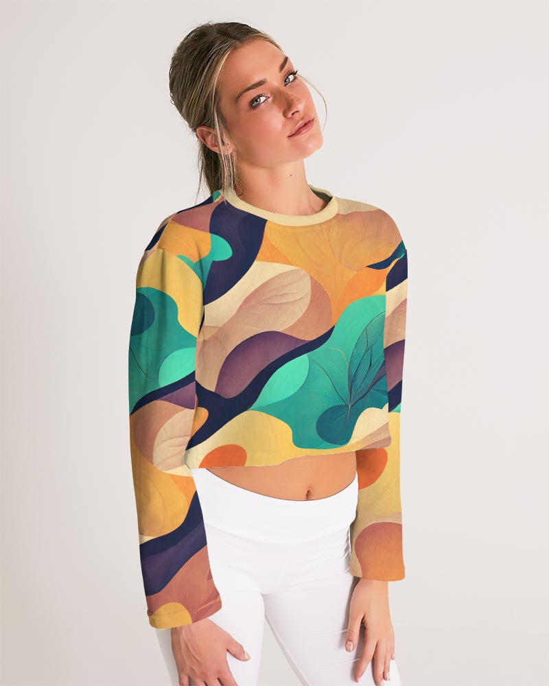 Cocktail Cropped Sweatshirt