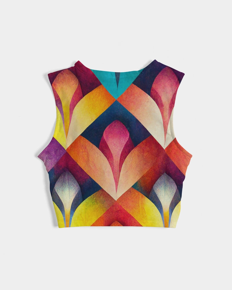 Petals Twist-Front Tank