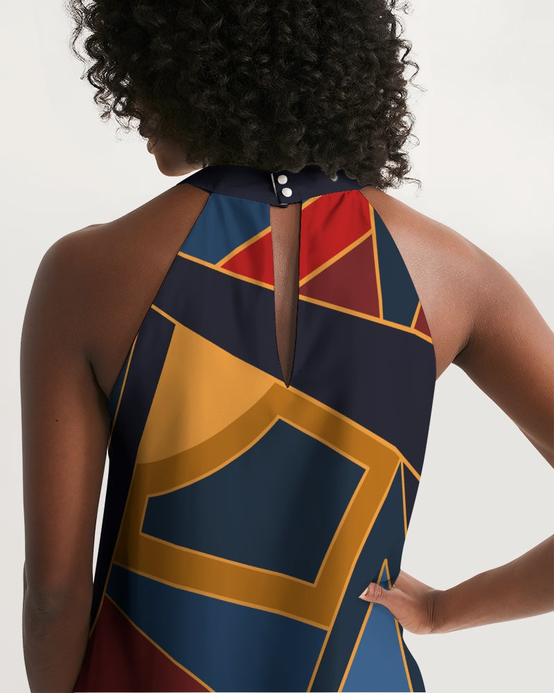 Golden Age Halter Dress