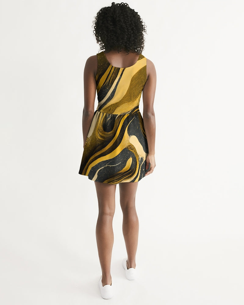 Duna Vestido Descontraído de Decote em U