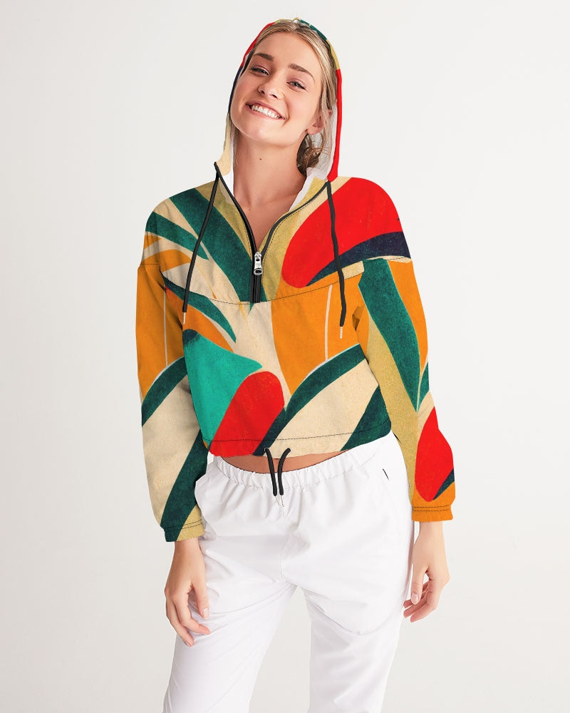 Hot Forest Cropped Windbreaker