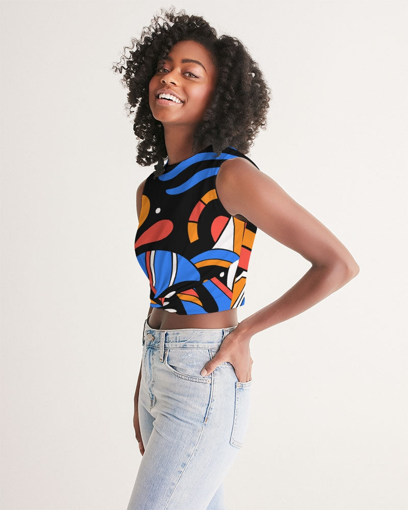 Finch Bird Twist-Front Tank