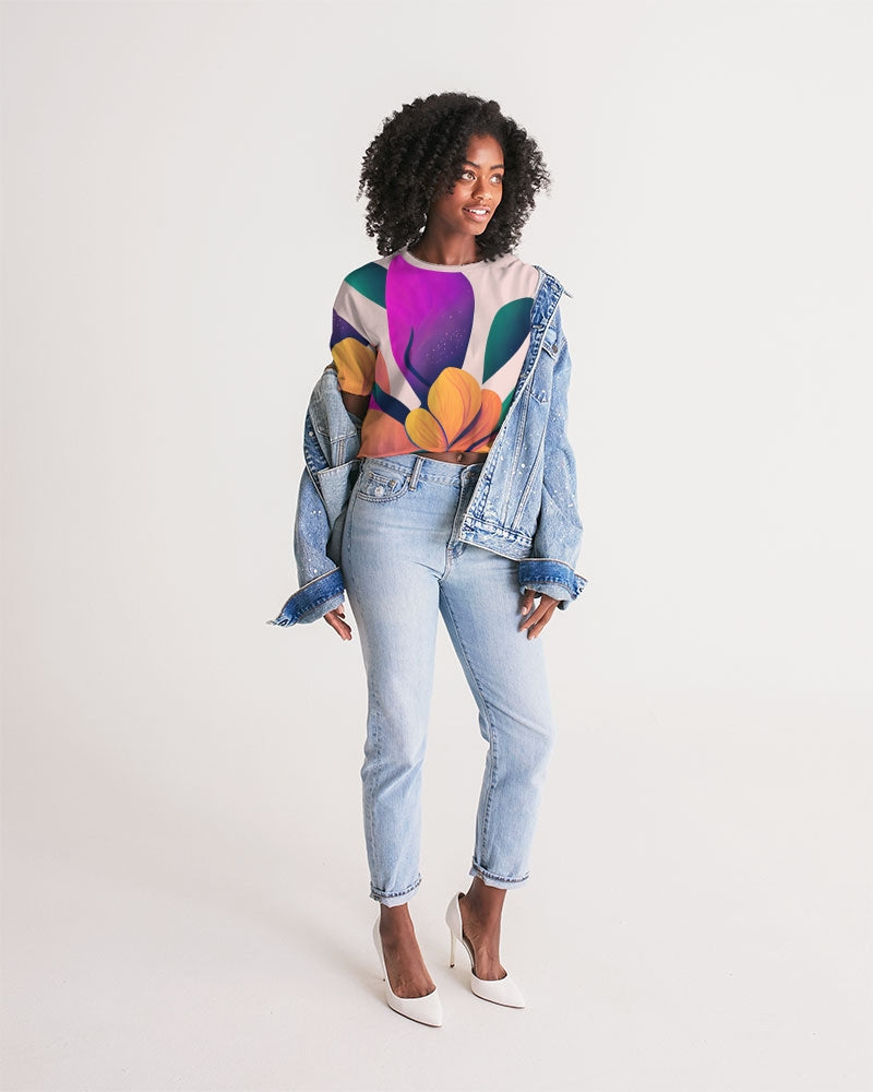 Zinnia Lounge Cropped T-shirt
