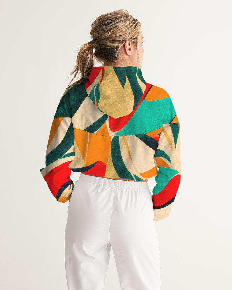 Hot Forest Cropped Windbreaker