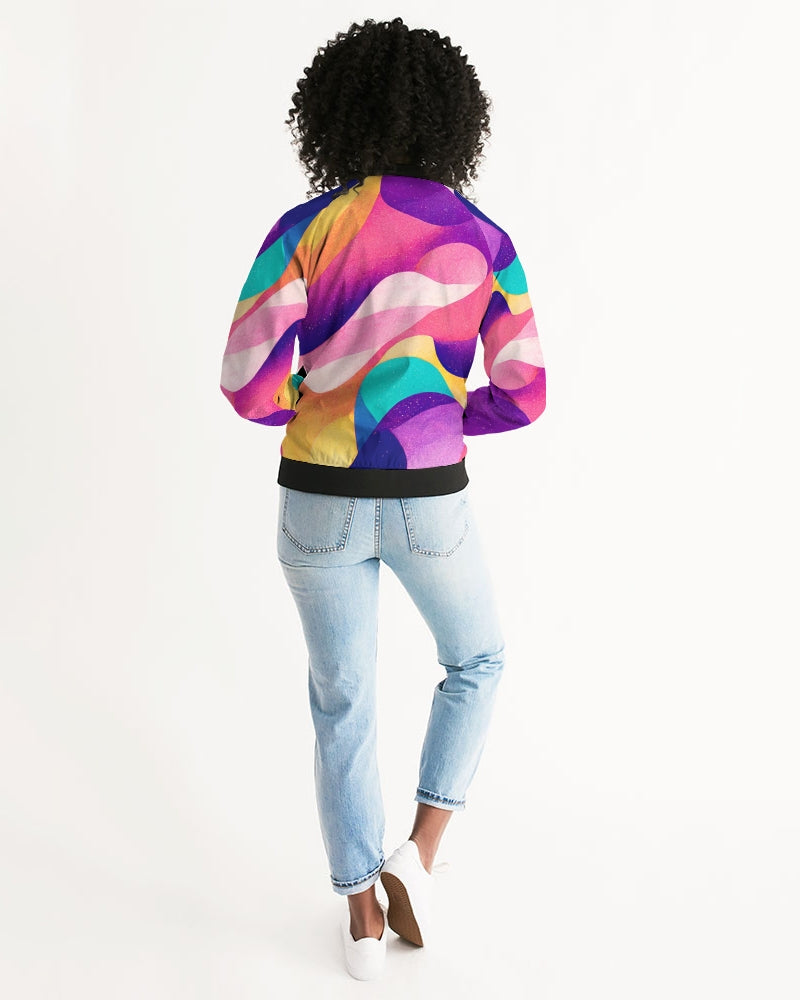Summer Waves Bomber Jacket
