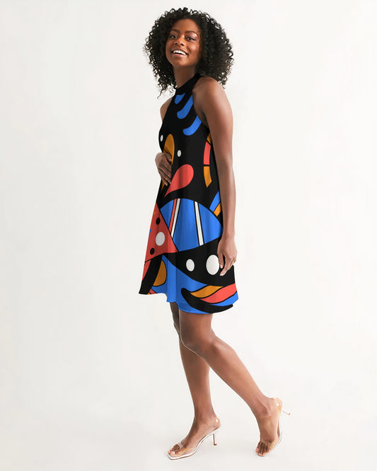 Finch Bird Halter Dress