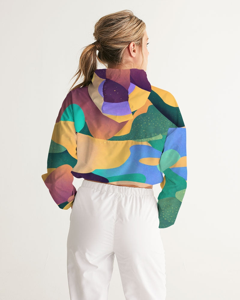 Water Lily Blusão Corta-vento Curto