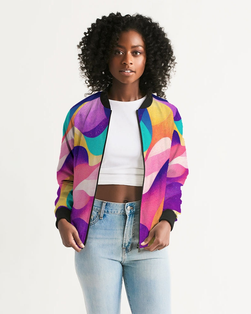 Summer Waves Bomber Jacket