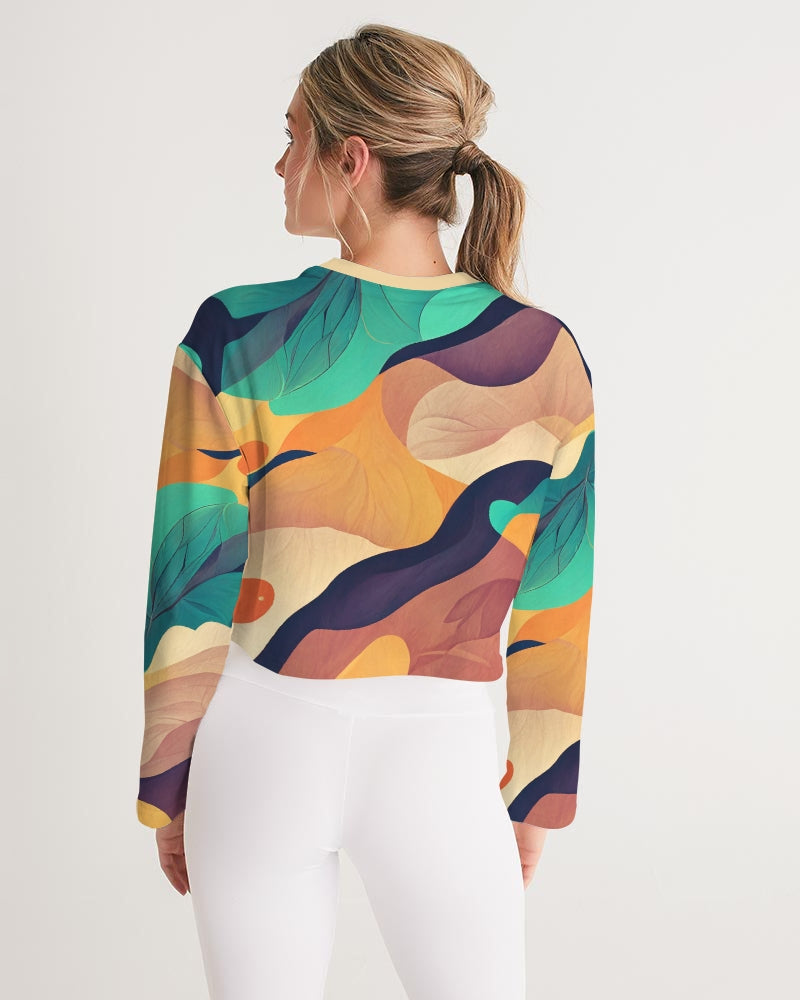 Cocktail Cropped Sweatshirt