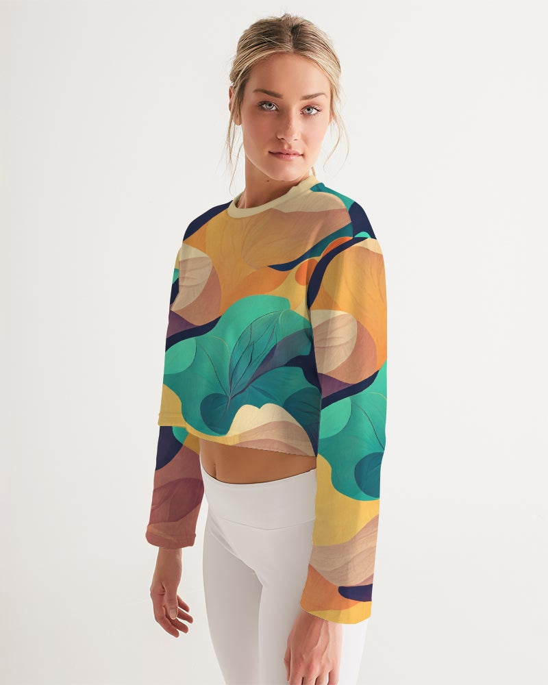 Cocktail Cropped Sweatshirt