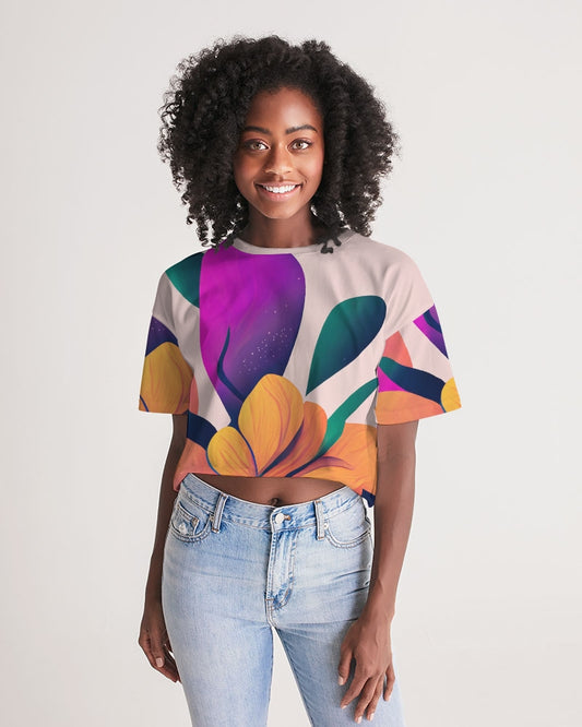 Zinnia Lounge Cropped T-shirt