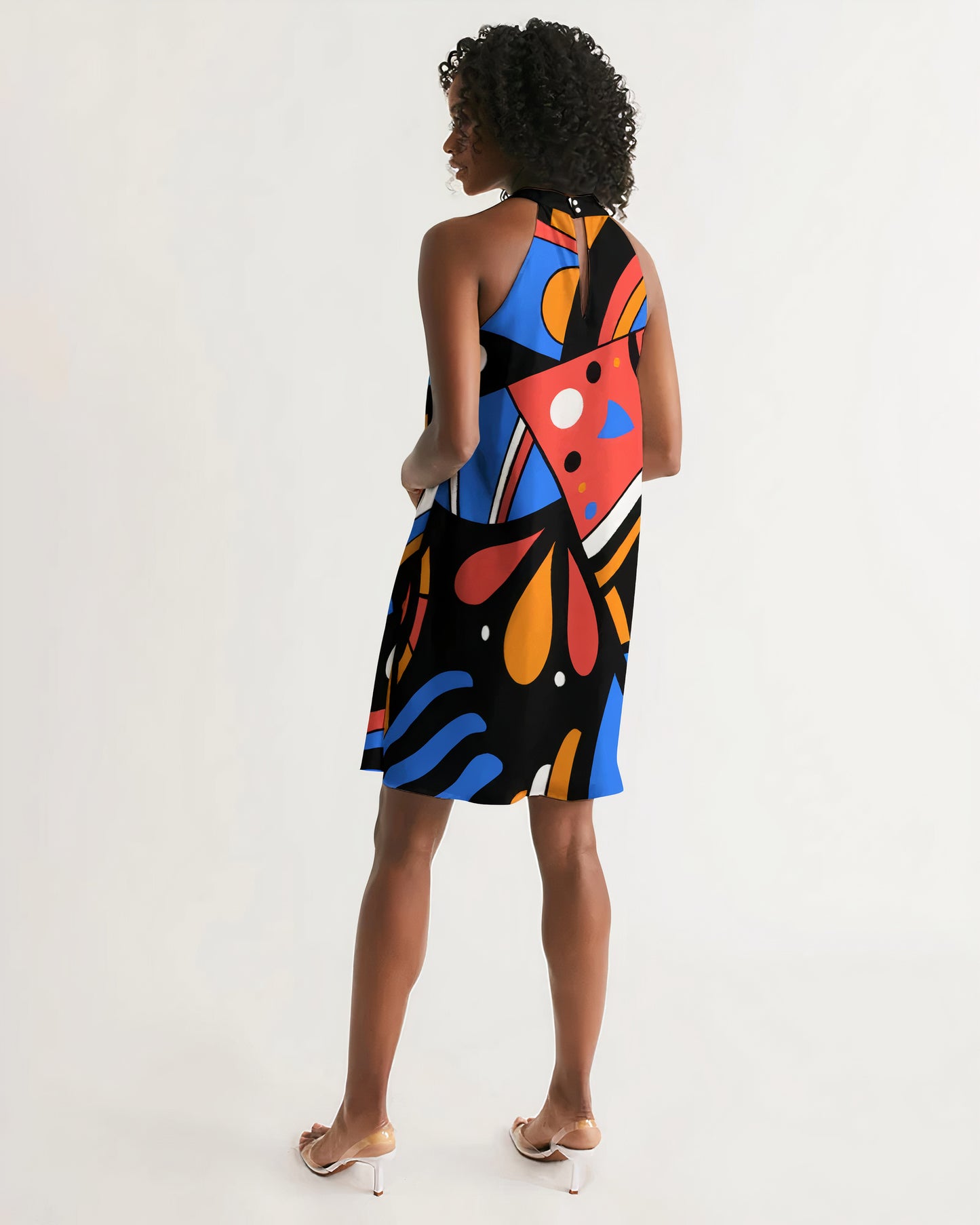 Finch Bird Halter Dress