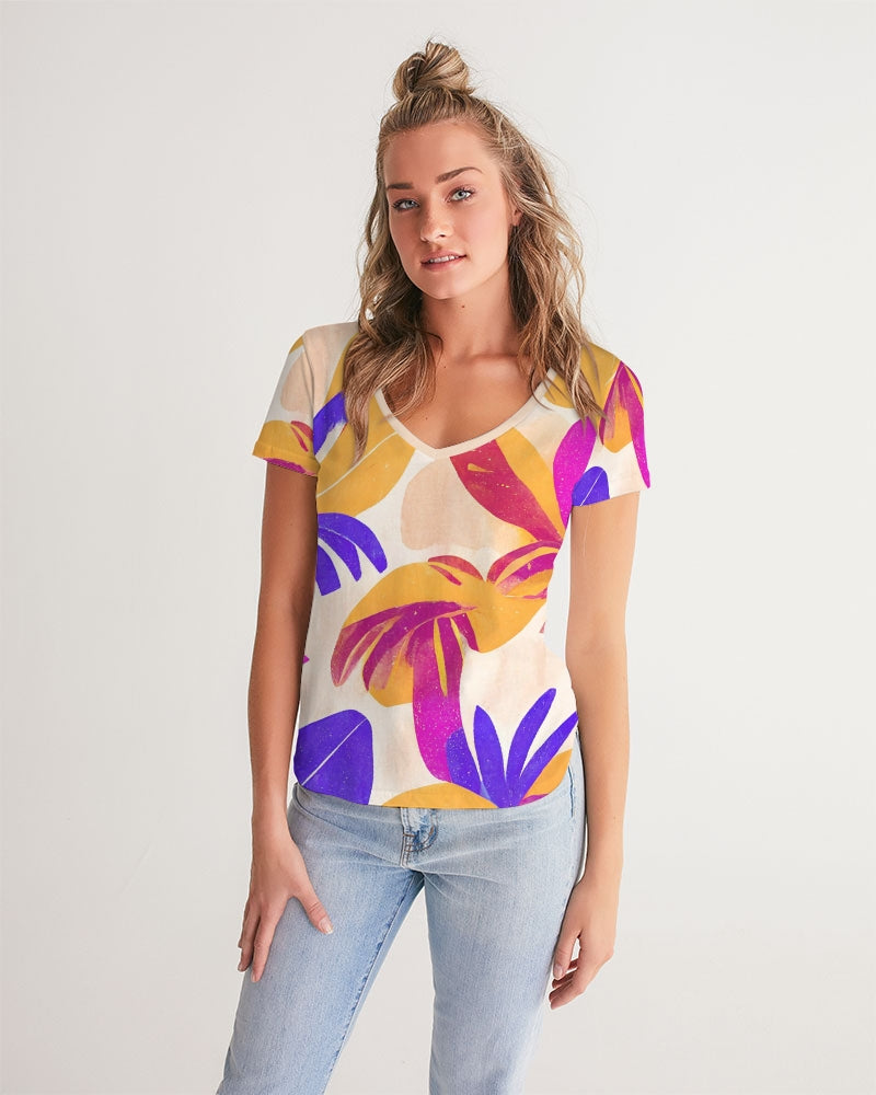 Dominica T-shirt de Decote em V