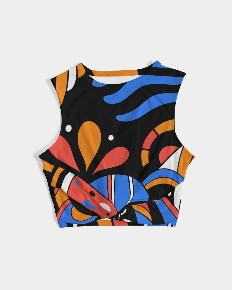 Finch Bird Twist-Front Tank