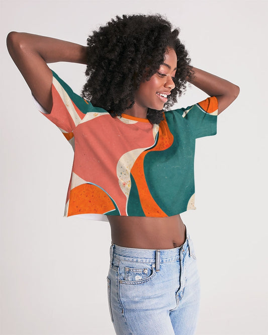 Gold Amber Lounge Cropped T-shirt