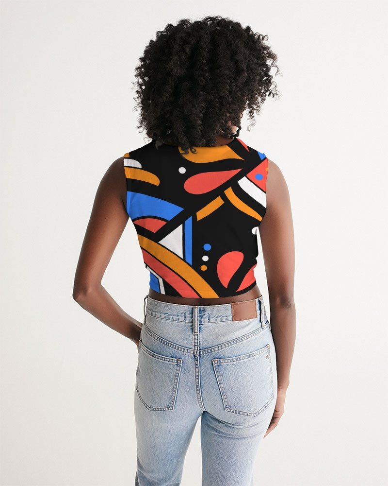 Finch Bird Twist-Front Tank