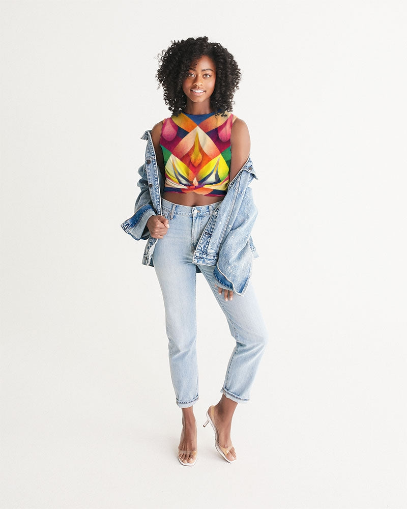 Petals Twist-Front Tank