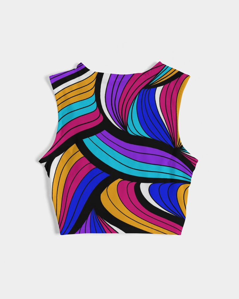 Canaries T-shirt de Manga Cava com Frente Torcida