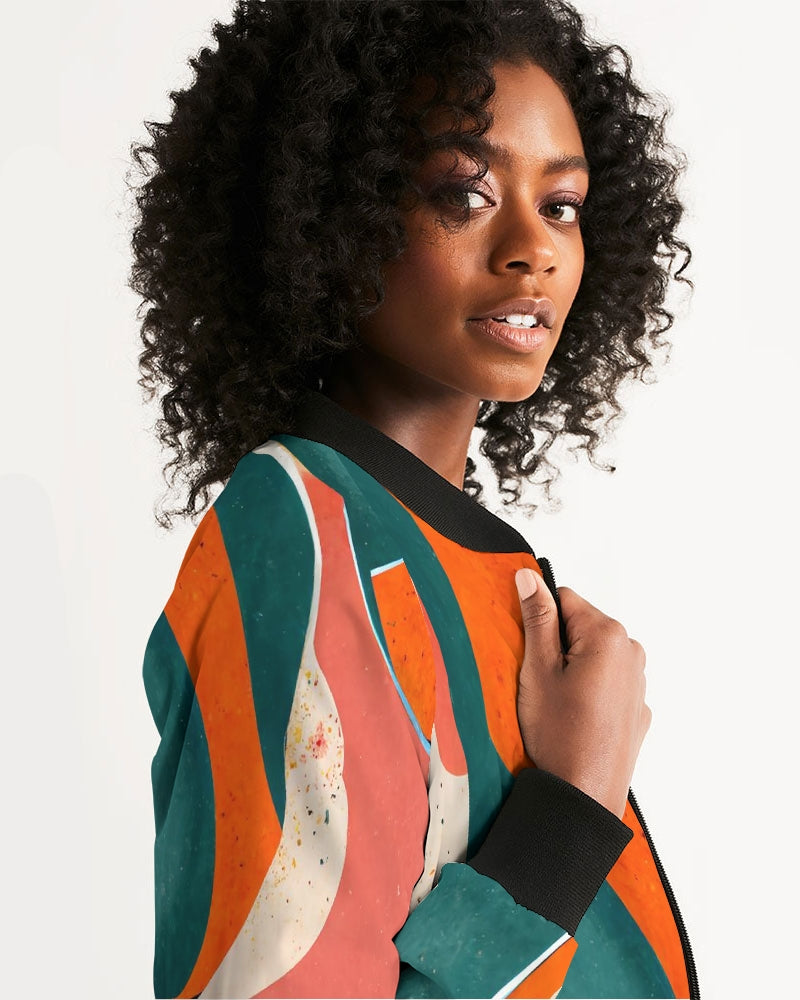 Gold Amber Casaco Bomber