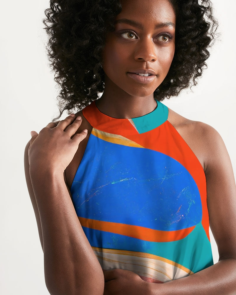 Marble Wonder Vestido de Gola