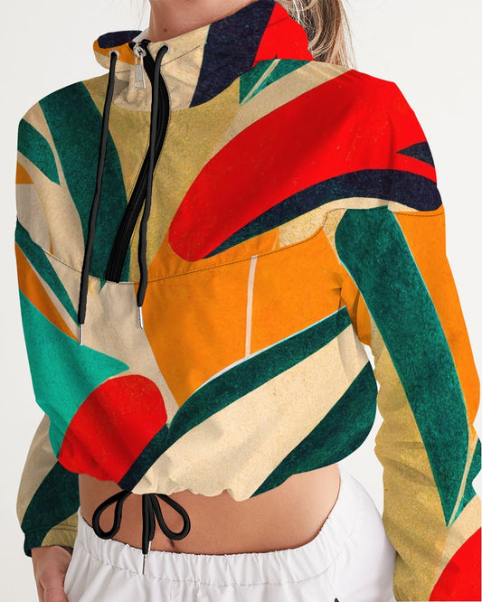 Hot Forest Cropped Windbreaker