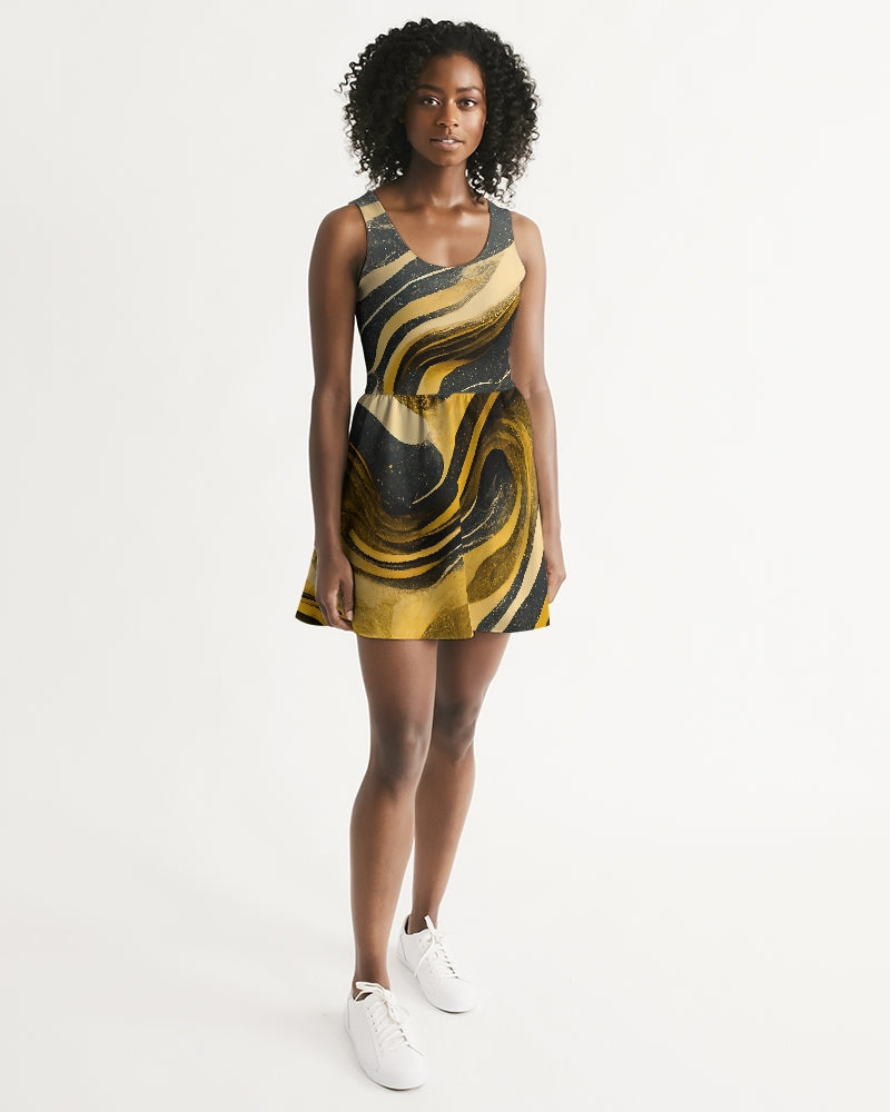 Duna Vestido Descontraído de Decote em U