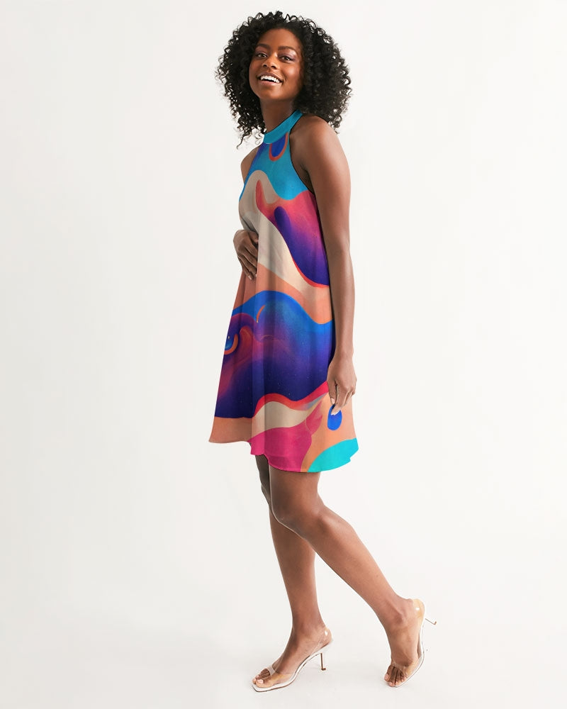 Purple Dream Vestido de Gola