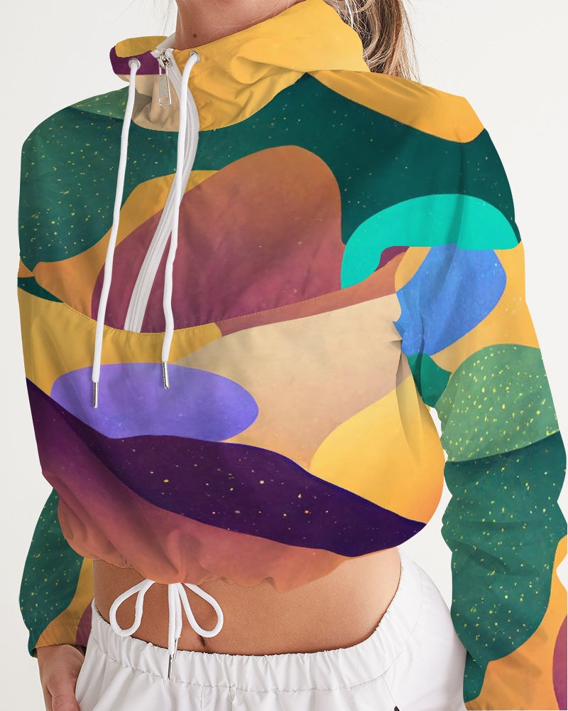 Water Lily Blusão Corta-vento Curto