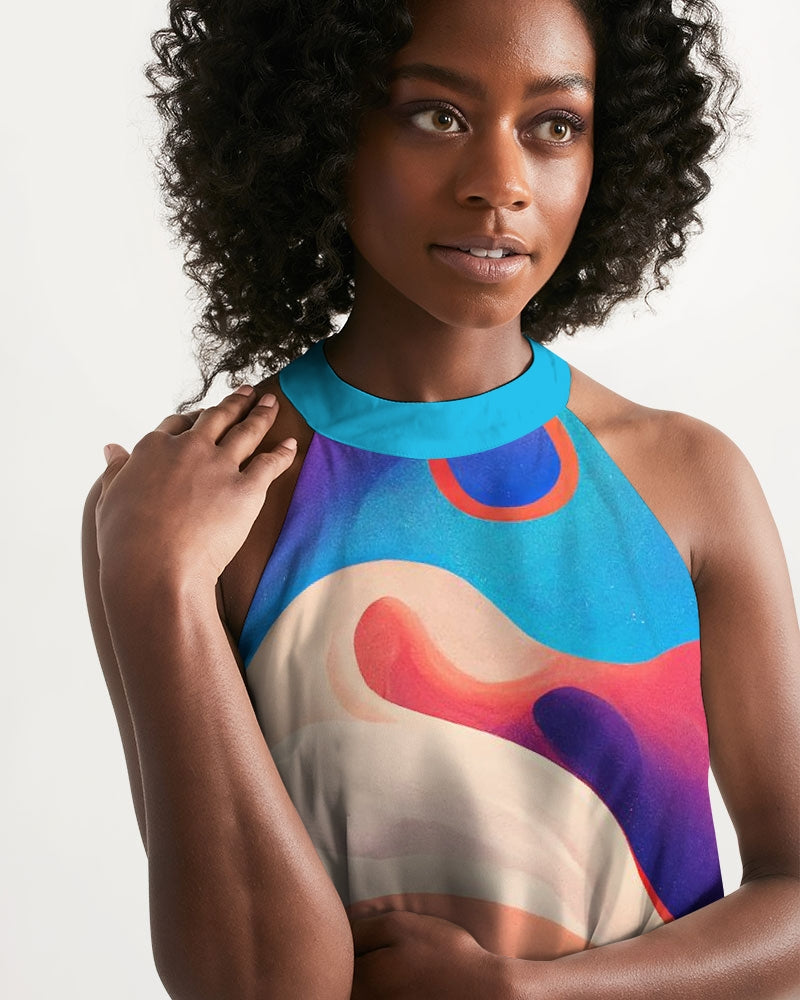 Purple Dream Vestido de Gola