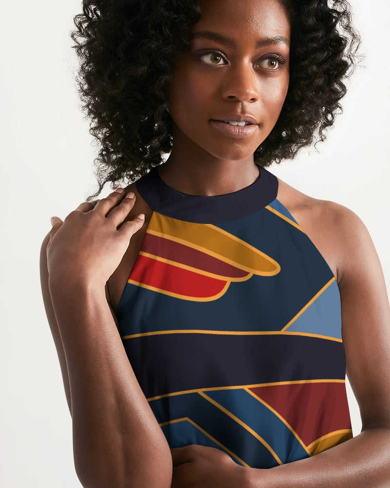 Golden Age Halter Dress