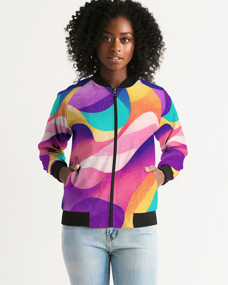 Summer Waves Bomber Jacket