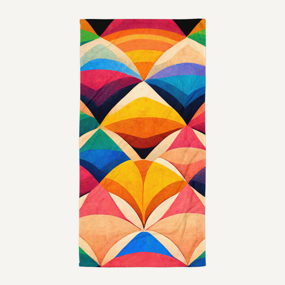 Symmetrical Illusion Toalha de Praia e de Banho