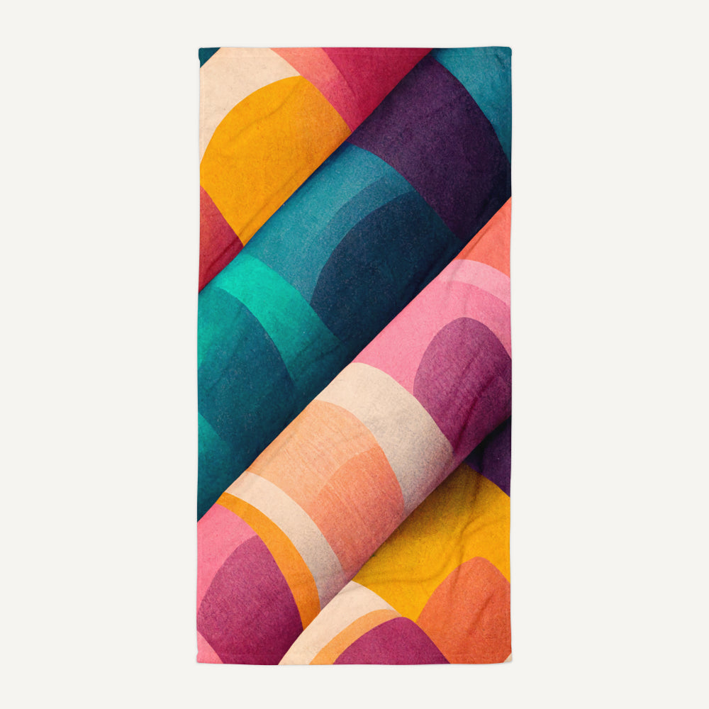 Colored Mesh Toalha de Praia e de Banho