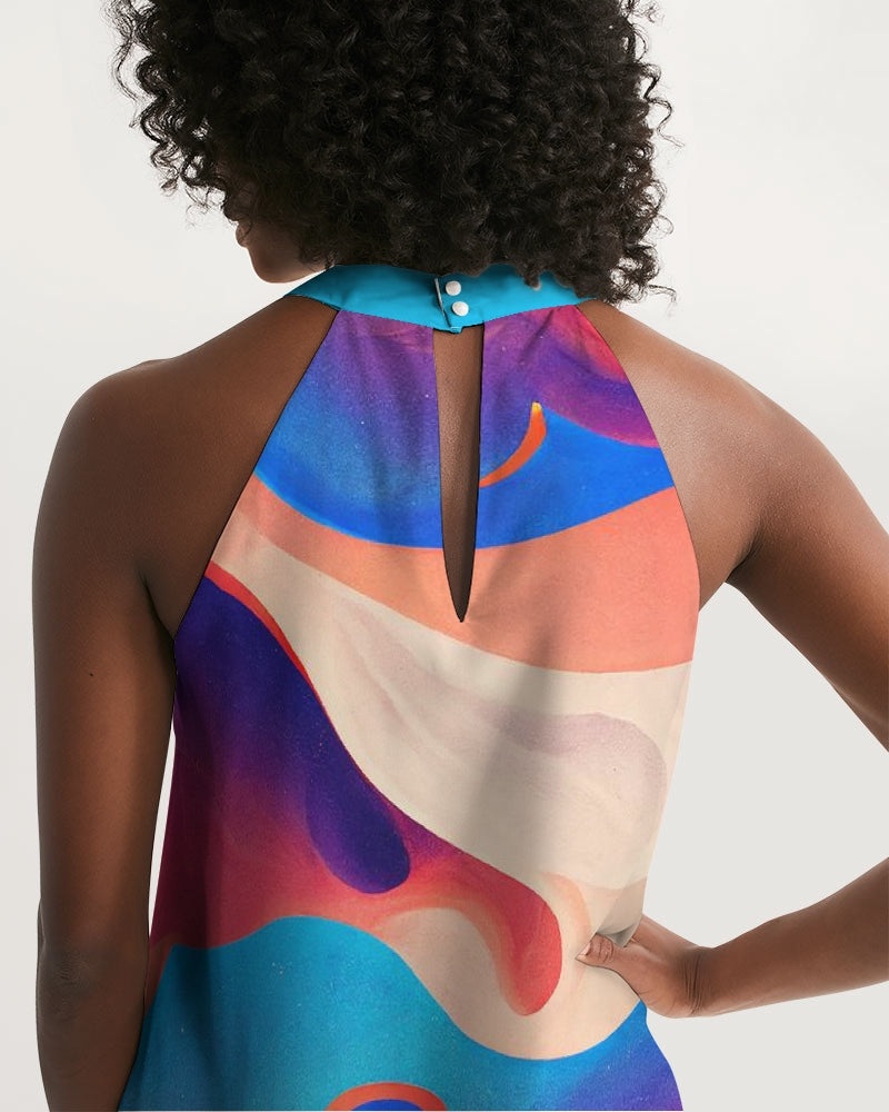 Purple Dream Vestido de Gola