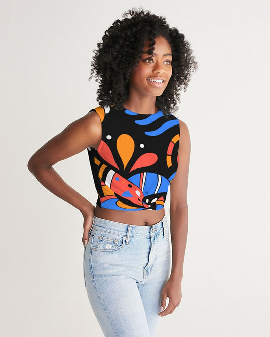 Finch Bird Twist-Front Tank