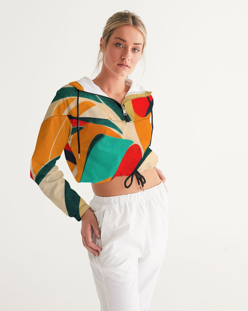 Hot Forest Cropped Windbreaker