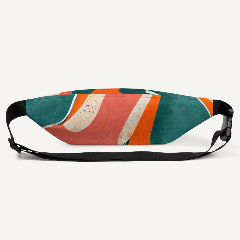 Gold Amber Fanny Pack and Crossbody Sling Bag