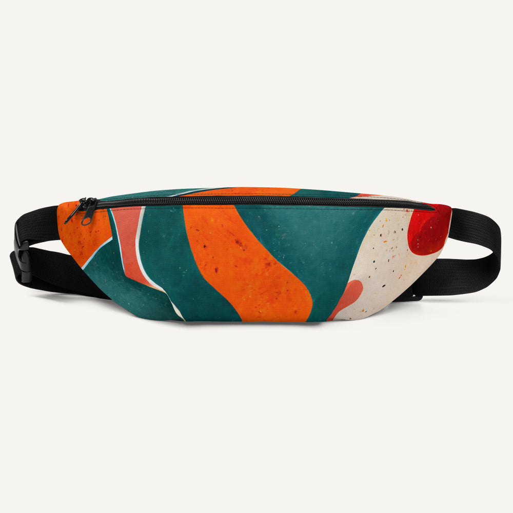 Gold Amber Fanny Pack and Crossbody Sling Bag